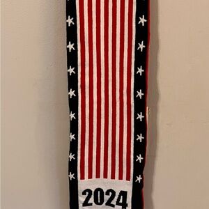 Patriotic Red and Black Scarf